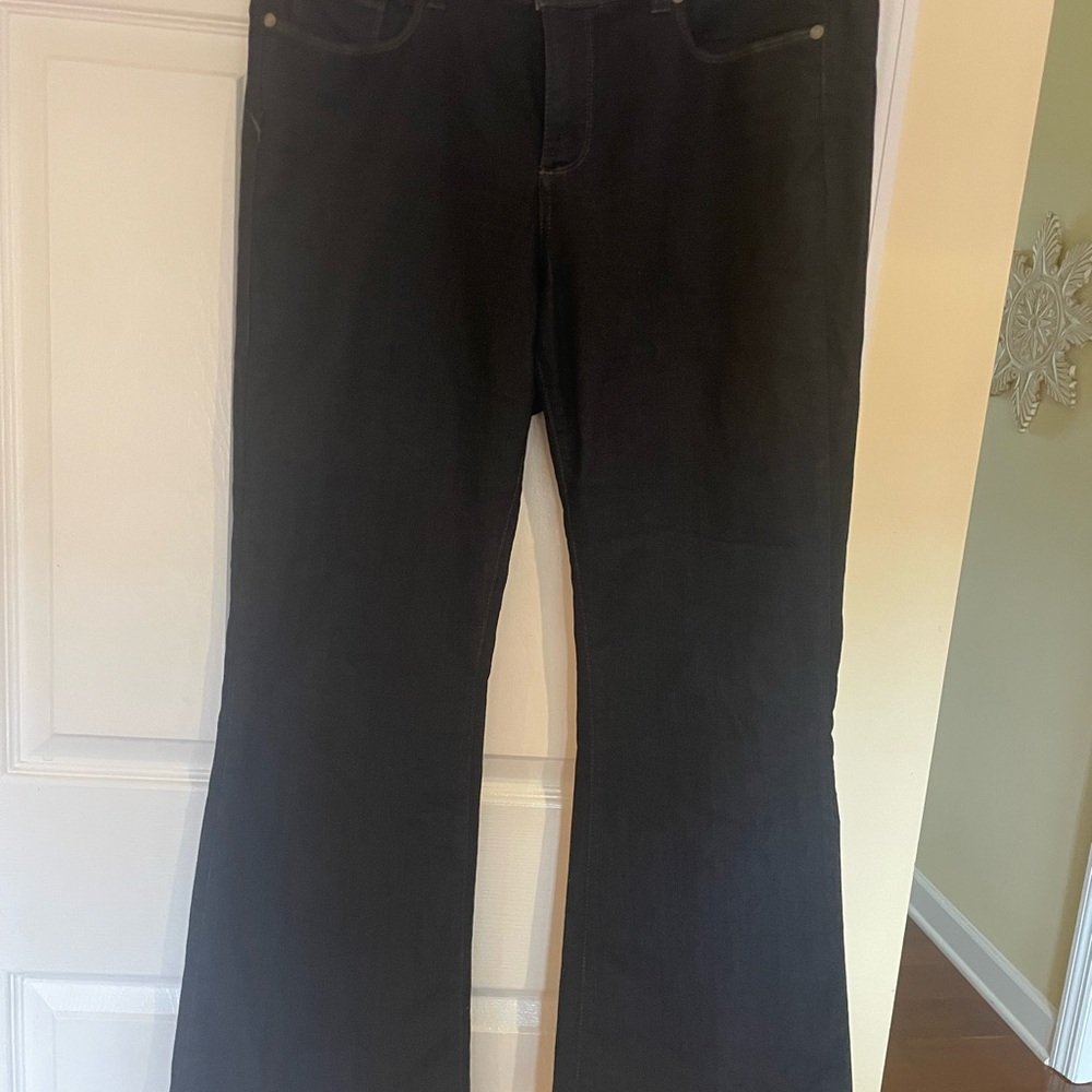 PAIGE Women's Dark Flare Jeans